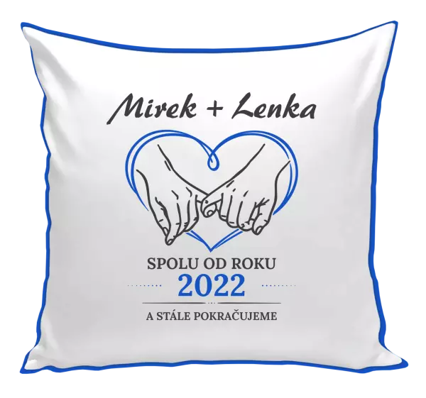Polštář Spolu od roku a stále pokračujeme