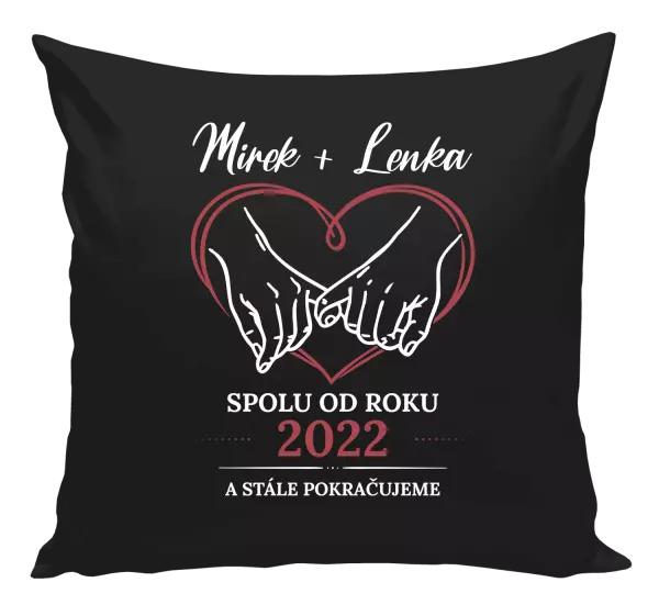 Polštář Spolu od roku a stále pokračujeme