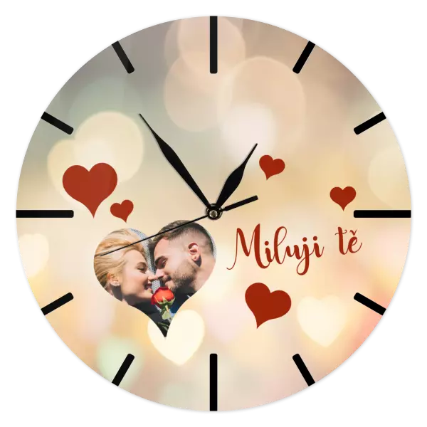 Hodiny Miluji tě - fotka