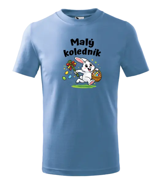 Dětské velikonoční tričko Malý koledník - zajíček