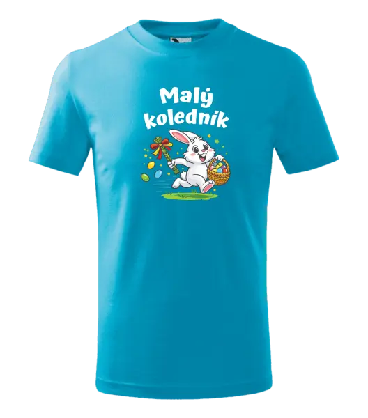 Dětské velikonoční tričko Malý koledník - zajíček