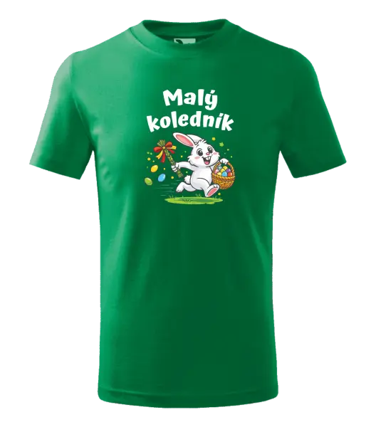 Dětské velikonoční tričko Malý koledník - zajíček