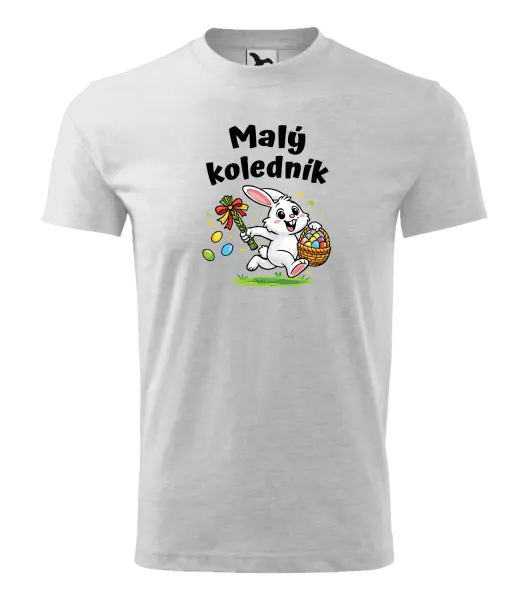 Dětské velikonoční tričko Malý koledník - zajíček