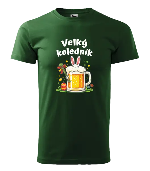 Pánské velikonoční tričko Velký koledník - pivo