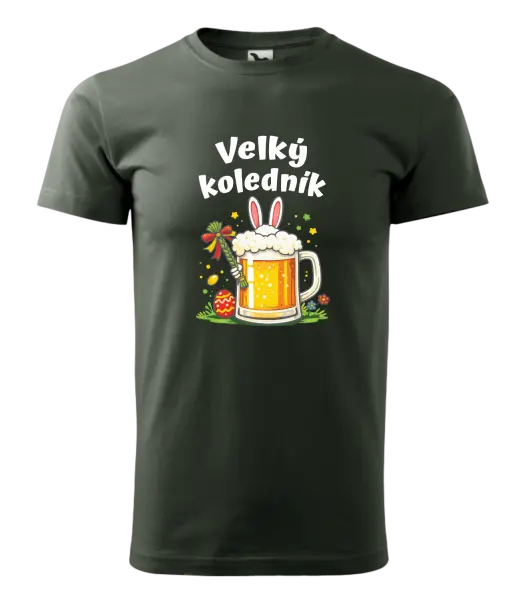 Pánské velikonoční tričko Velký koledník - pivo