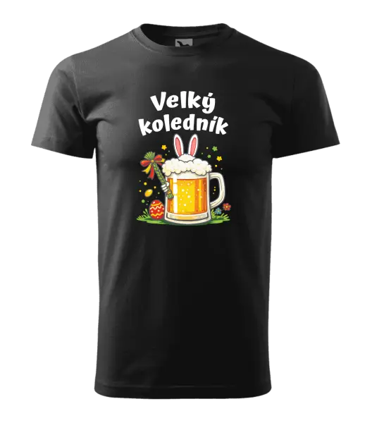 Pánské velikonoční tričko Velký koledník - pivo