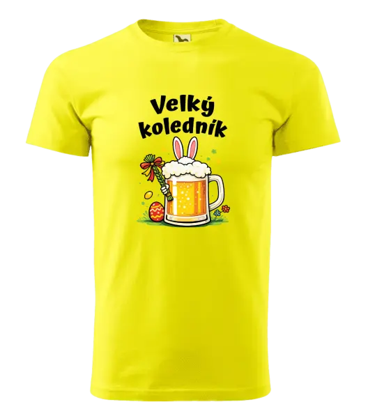 Pánské velikonoční tričko Velký koledník - pivo