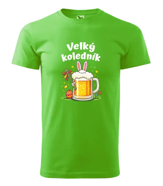 Pánské velikonoční tričko Velký koledník - pivo