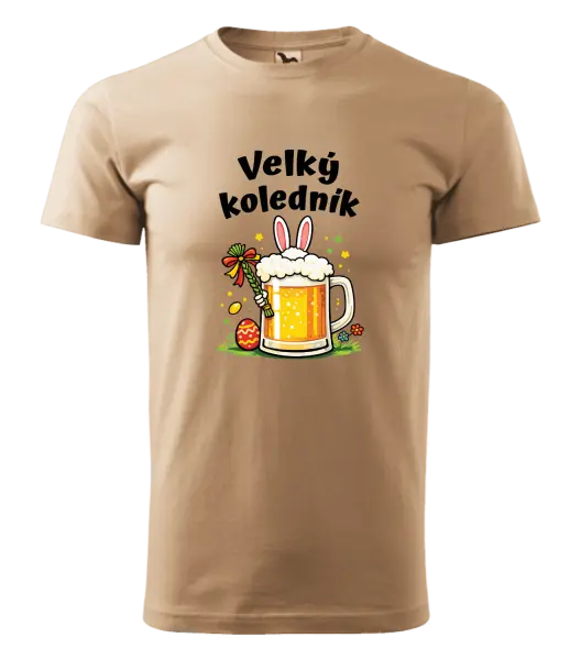 Pánské velikonoční tričko Velký koledník - pivo