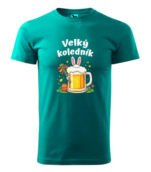 Pánské velikonoční tričko Velký koledník - pivo