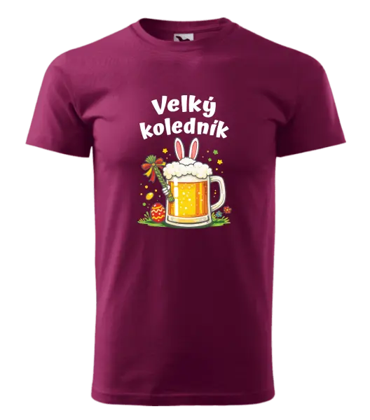 Pánské velikonoční tričko Velký koledník - pivo