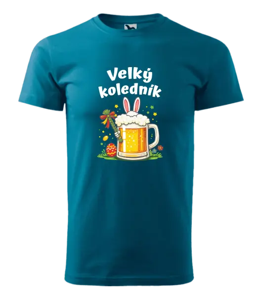 Pánské velikonoční tričko Velký koledník - pivo