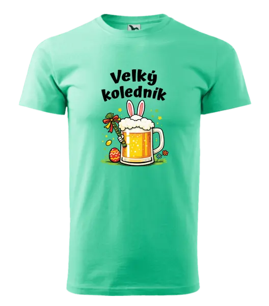 Pánské velikonoční tričko Velký koledník - pivo