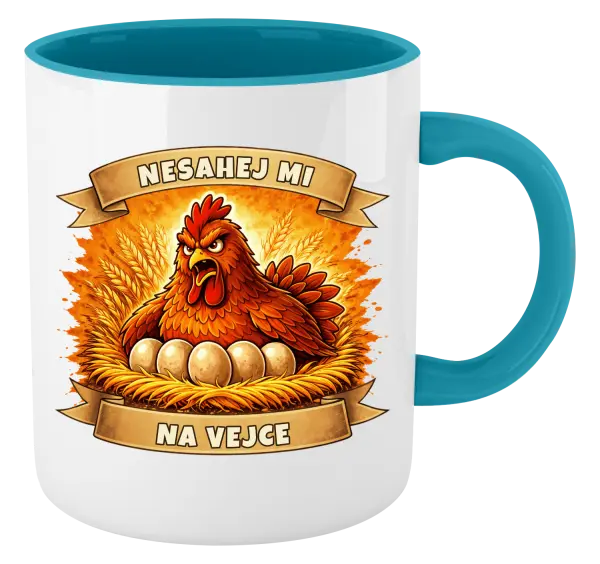 Hrnek Nesahej mi na vejce