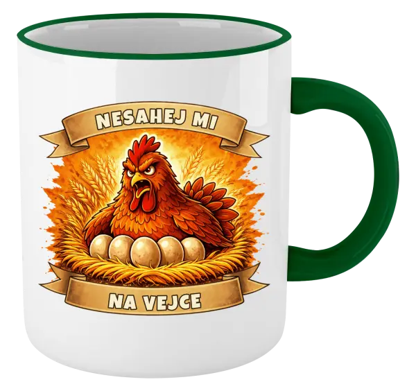 Hrnek Nesahej mi na vejce