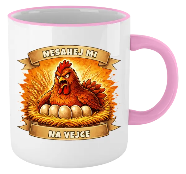 Hrnek Nesahej mi na vejce
