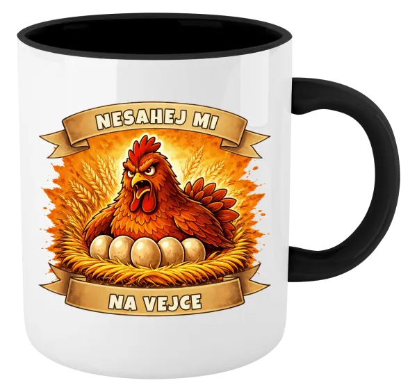 Hrnek Nesahej mi na vejce