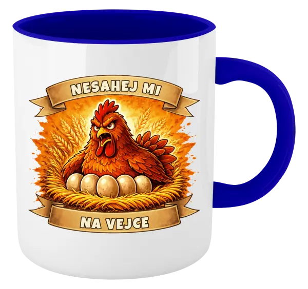 Hrnek Nesahej mi na vejce