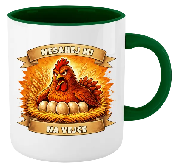 Hrnek Nesahej mi na vejce