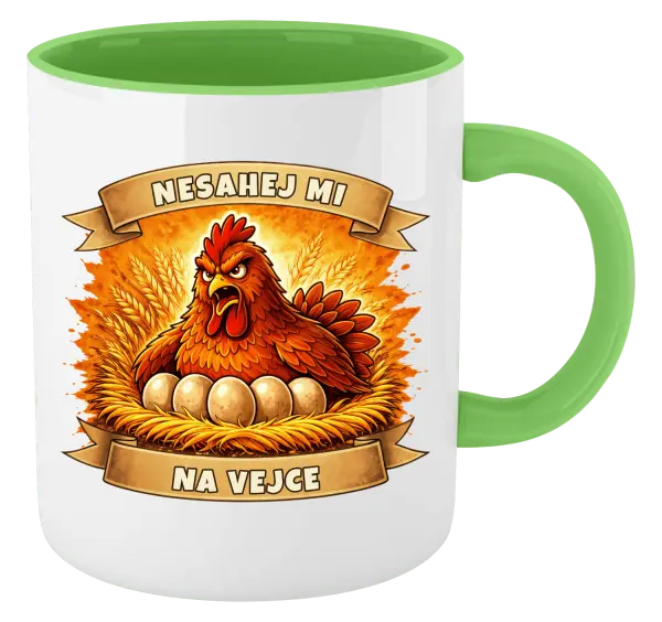 Hrnek Nesahej mi na vejce