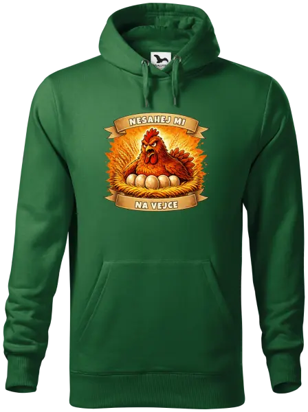 Pánská mikina Nesahej mi na vejce