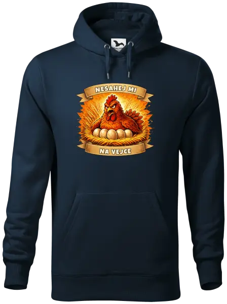 Pánská mikina Nesahej mi na vejce