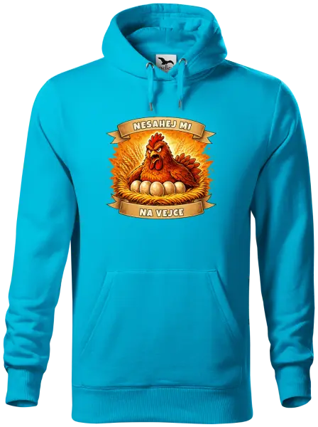 Pánská mikina Nesahej mi na vejce