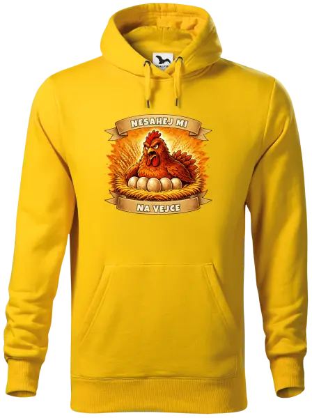 Pánská mikina Nesahej mi na vejce