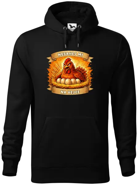 Pánská mikina Nesahej mi na vejce