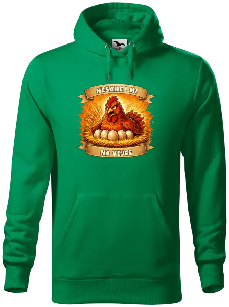 Pánská mikina Nesahej mi na vejce