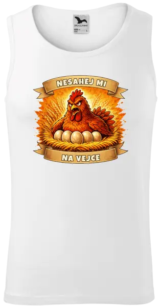 Pánské tílko Nesahej mi na vejce