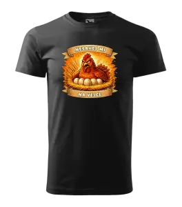 Pánské tričko Nesahej mi na vejce