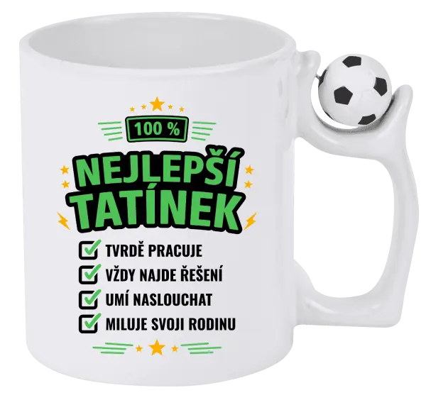 Hrnek 100% nejlepší tatínek