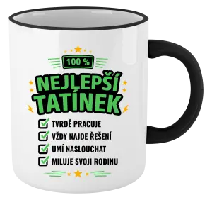 Hrnek 100% nejlepší tatínek
