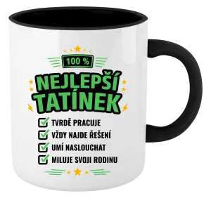 Hrnek 100% nejlepší tatínek
