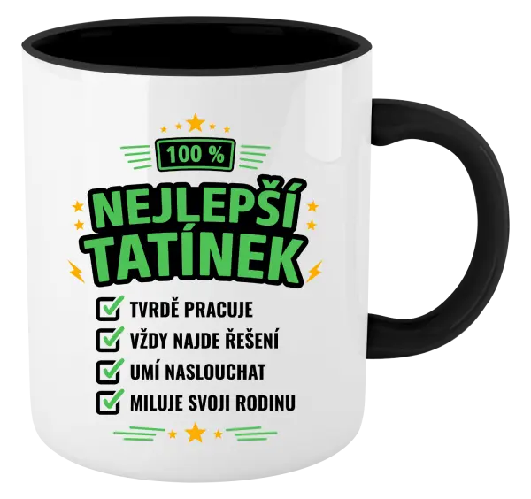 Hrnek 100% nejlepší tatínek
