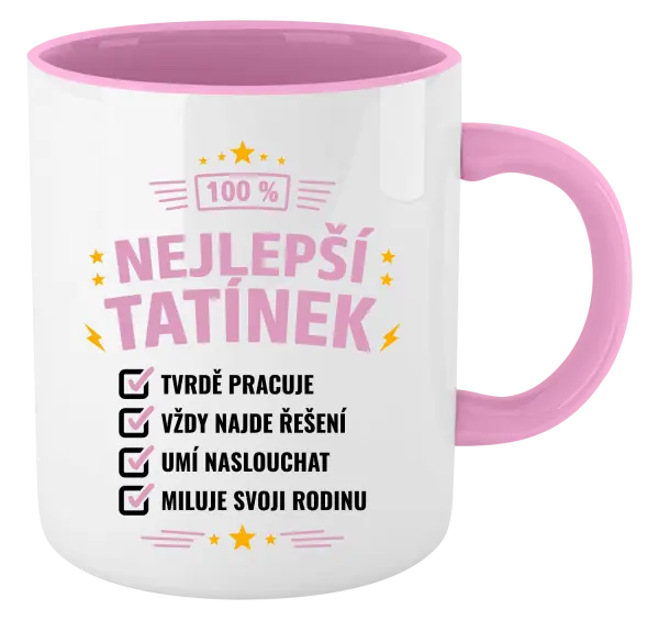 Hrnek 100% nejlepší tatínek