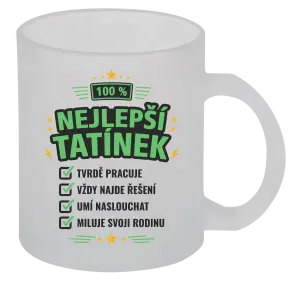 Hrnek 100% nejlepší tatínek