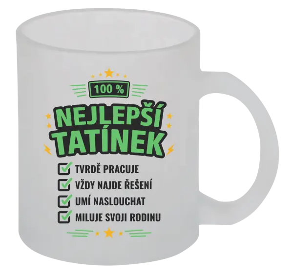 Hrnek 100% nejlepší tatínek