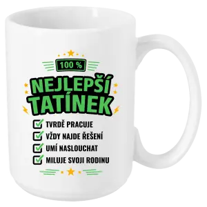Hrnek 100% nejlepší tatínek