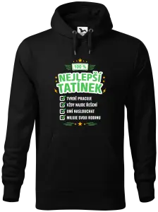 Pánská mikina 100% nejlepší tatínek