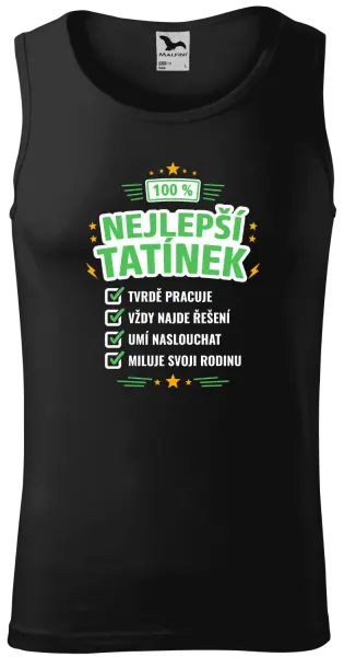 Pánské tílko 100% nejlepší tatínek