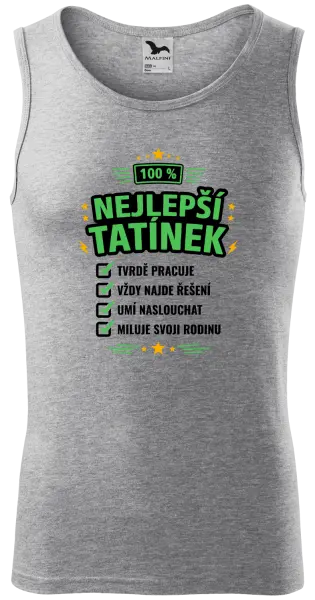 Pánské tílko 100% nejlepší tatínek