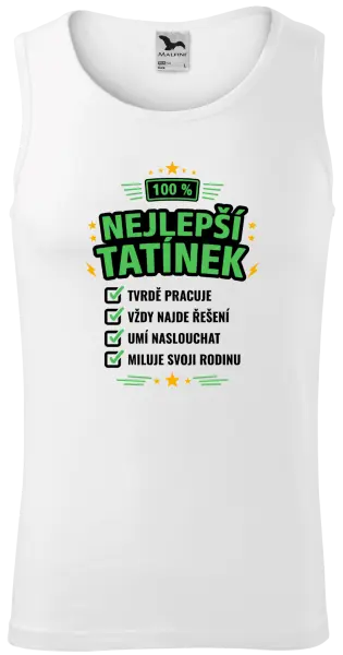 Pánské tílko 100% nejlepší tatínek