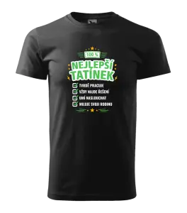 Pánské tričko 100% nejlepší tatínek