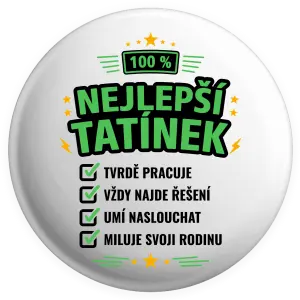 Placka 100% nejlepší tatínek