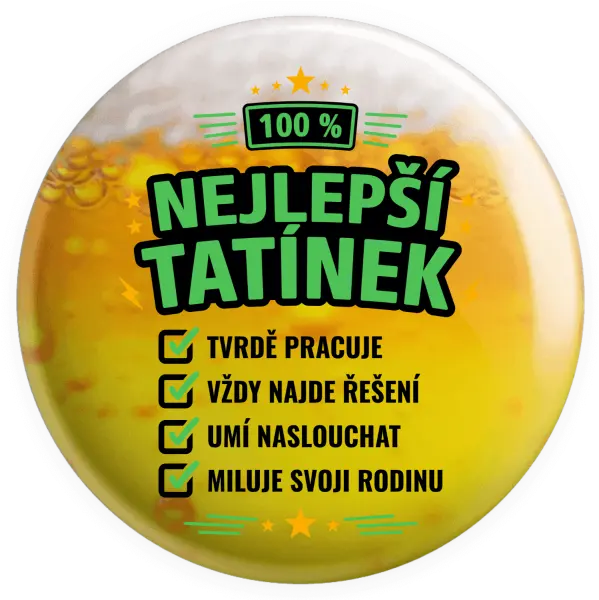 Placka 100% nejlepší tatínek