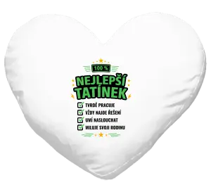 Polštář 100% nejlepší tatínek