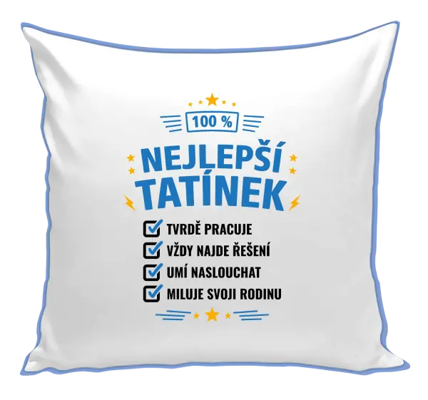 Polštář 100% nejlepší tatínek