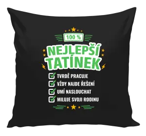 Polštář 100% nejlepší tatínek